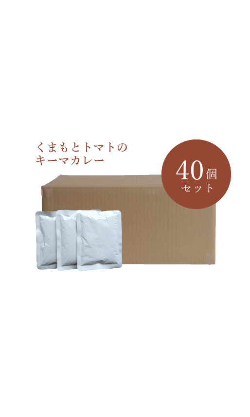 【40個セット】くまもとトマトのキーマカレー